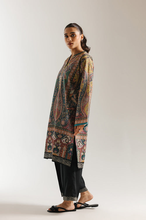 Ruhani Printed Kurti With Straight Pants